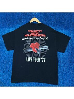 Tom Petty and The Heartbreakers Live Tour 77 Rock T-Shirt Size Extra Large